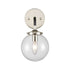 Elk Boudreaux 1 Light Sconce In Matte Black With Model: 15350/1