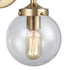 Elk Boudreaux 2 Light Vanity Lamp In Matte Black Model: 14427/2