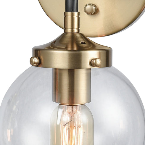 Elk Boudreaux 3 Light Vanity Lamp In Matte Black Model: 14428/3