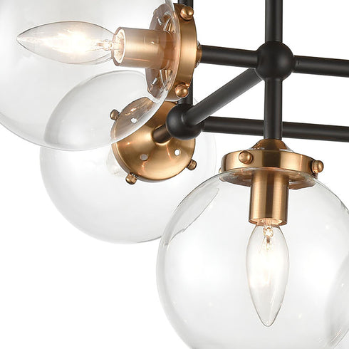 Elk Boudreaux 6 Light Semi Flush Mount In Matte Model: 15436/6