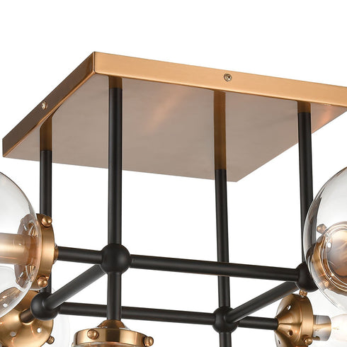Elk Boudreaux 6 Light Semi Flush Mount In Matte Model: 15436/6