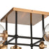Elk Boudreaux 6 Light Semi Flush Mount In Matte Model: 15436/6
