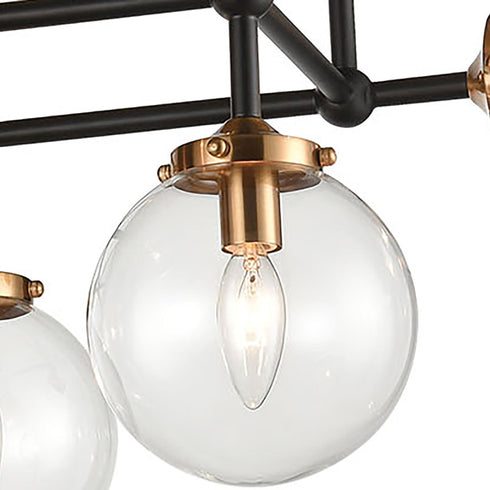 Elk Boudreaux 8 Light Semi Flush Mount In Matte Model: 15437/8