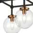 Elk Boudreaux 8 Light Semi Flush Mount In Matte Model: 15437/8