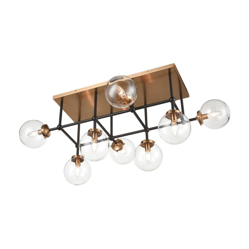Elk Boudreaux 8 Light Semi Flush Mount In Matte Model: 15437/8