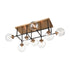 Elk Boudreaux 8 Light Semi Flush Mount In Matte Model: 15437/8