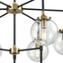 Elk Boudreaux 9 Light Chandelier In Matte Black Model: 14438/6+3