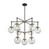 Elk Boudreaux 9 Light Chandelier In Matte Black Model: 14438/6+3