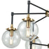 Elk Boudreaux 9 Light Chandelier In Matte Black Model: 14438/6+3
