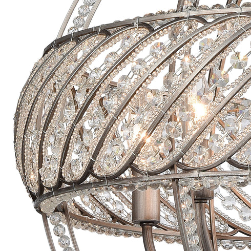 Elk Bradington 6 Light Chandlier In Weathered Model: 11094/6