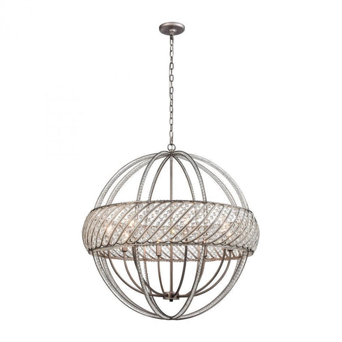 Elk Bradington 8 Light Chandlier In Weathered Model: 11095/8