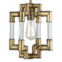Elk Brandon 1 Light Mini Pendant In Classic Brass Model: 69204/1