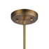 Elk Brandon 1 Light Mini Pendant In Classic Brass Model: 69204/1