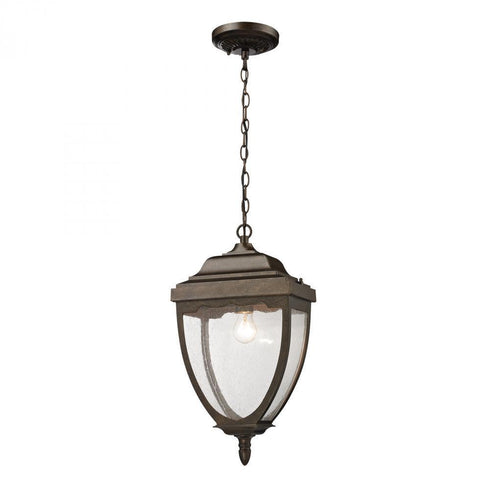 Elk Brantley Place 1 Light Outdoor Pendant In Model: 27012/1