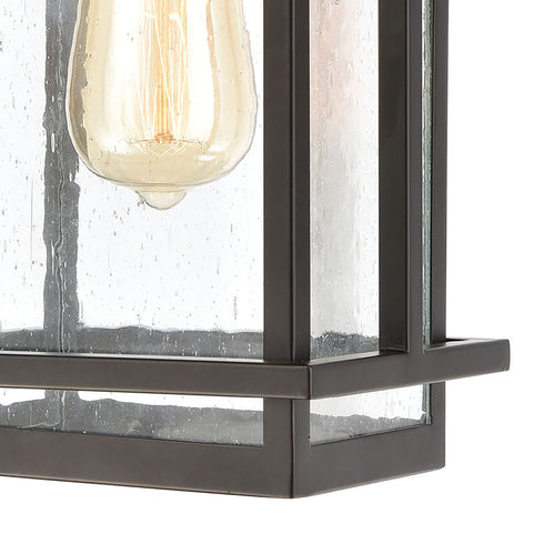 Elk Breckenridge 1 Light Sconce In Matte Black Model: 46760/1