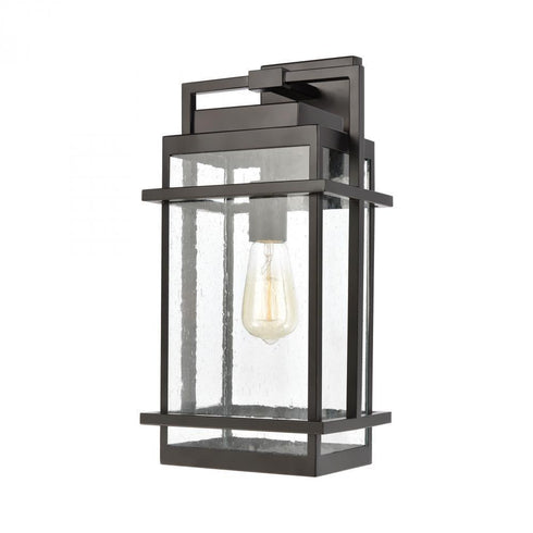 Elk Breckenridge 1 Light Sconce In Matte Black Model: 46761/1