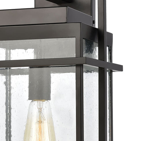 Elk Breckenridge 1 Light Sconce In Matte Black Model: 46762/1