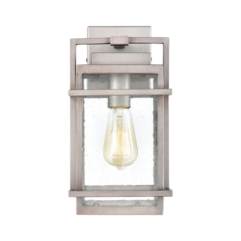 Elk Breckenridge 1 Light Sconce In Weathered Zinc Model: 46770/1