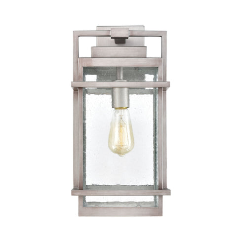 Elk Breckenridge 1 Light Sconce In Weathered Zinc Model: 46771/1
