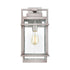 Elk Breckenridge 1 Light Sconce In Weathered Zinc Model: 46771/1