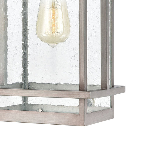 Elk Breckenridge 1 Light Sconce In Weathered Zinc Model: 46771/1