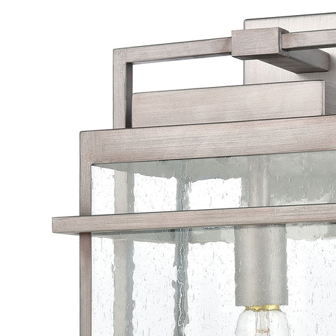 Elk Breckenridge 1 Light Sconce In Weathered Zinc Model: 46772/1