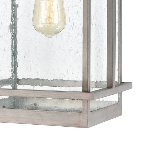 Elk Breckenridge 1 Light Sconce In Weathered Zinc Model: 46772/1
