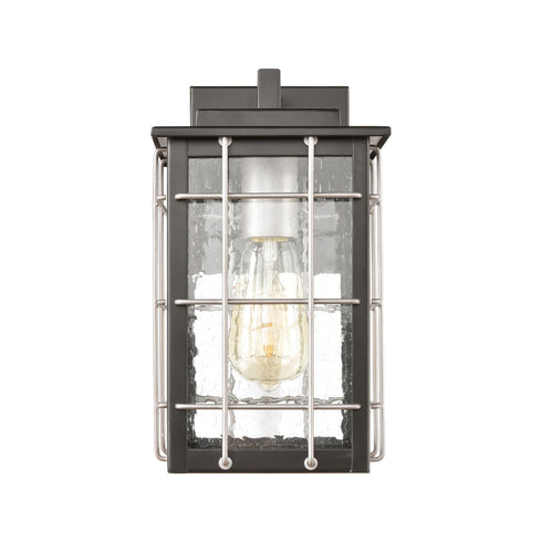 Elk Brewster 1 Light Sconce In Matte Black With Model: 46710/1