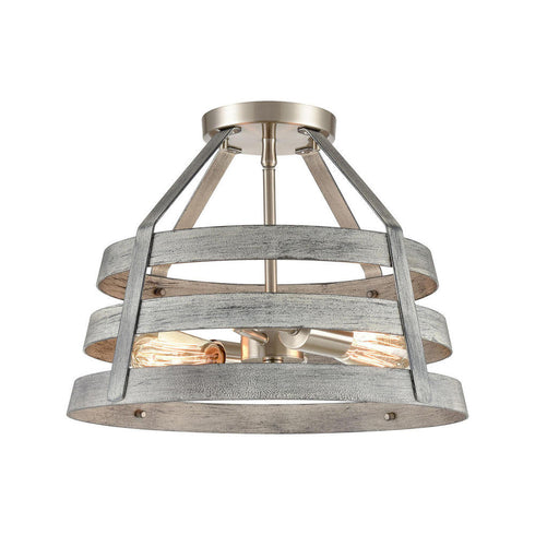Elk Brigantine Semi Flush Mount Model: 33456/2