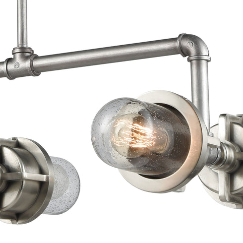 Elk Briggs 6 Light Linear Chandelier In Weathered Model: 16504/6