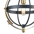 Elk Caldwell 1 Light Mini Pendant In Matte Black Model: 15284/1