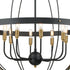 Elk Caldwell 8 Light Chandlier In Matte Black And Model: 15287/8
