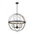 Elk Caldwell 8 Light Chandlier In Matte Black And Model: 15287/8