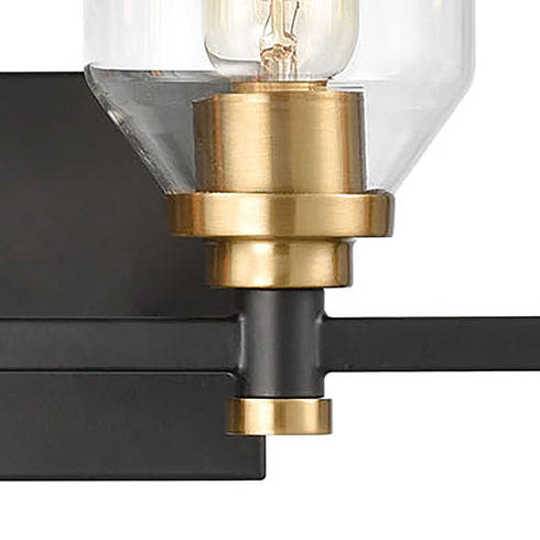 Elk Cambria 4 Light Vanity Light In Matte Black Model: 15403/4
