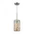 Elk Capri 1 Light Mini Pendant In Satin Nickel Model: 10552/1