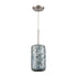 Elk Capri 1 Light Mini Pendant In Satin Nickel Model: 10552/1