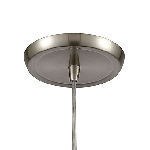 Elk Capri 1 Light Mini Pendant In Satin Nickel Model: 10552/1
