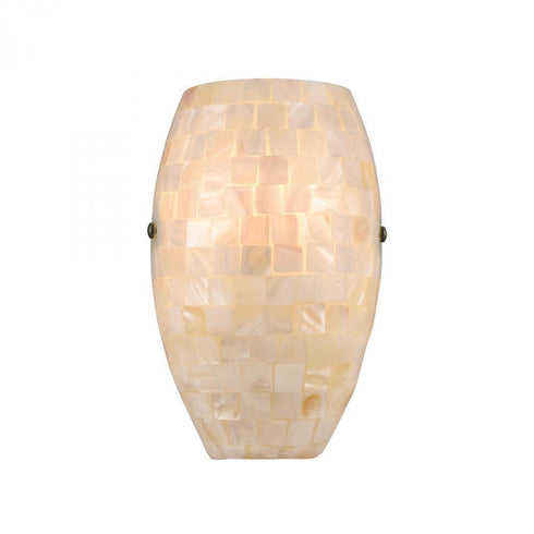 Elk Capri 1 Light Sconce In Satin Nickel With Model: 10540/1