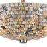 Elk Capri 3 Light Semi Flush Mount In Satin Model: 10551/3
