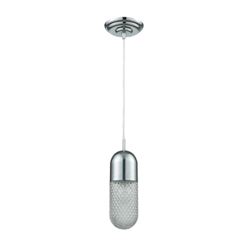 Elk Capsula 1 Light Mini Pendant In Polished Model: 56661/1