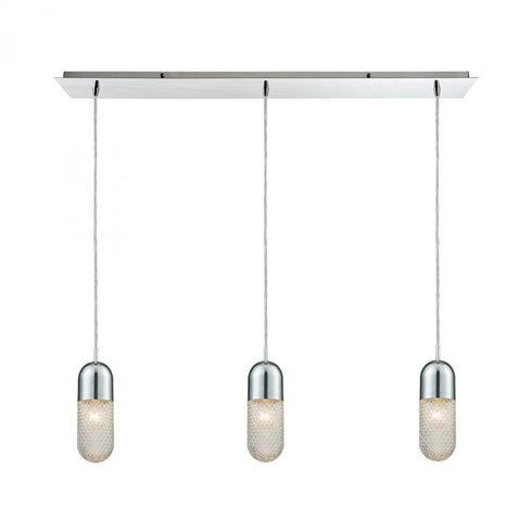 Elk Capsula 3 Light Linear Mini Pendant Fixture Model: 56661/3LP