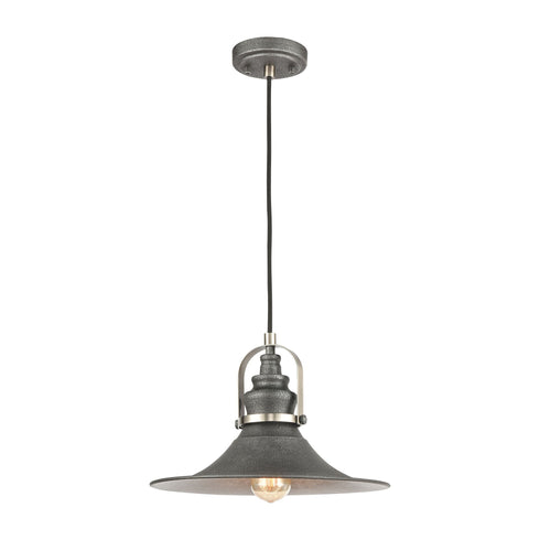 Elk Carbondale 1 Light Pendant In Slate Mist And Model: 14575/1