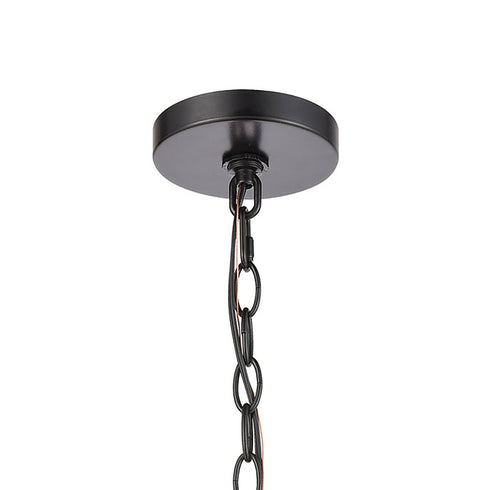 Elk Carriage Light 1 Light Hanging In Matte Black Model: 46753/1