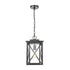 Elk Carriage Light 1 Light Hanging In Matte Black Model: 46753/1