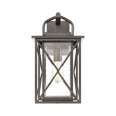 Elk Carriage Light 1 Light Sconce In Matte Black Model: 46751/1