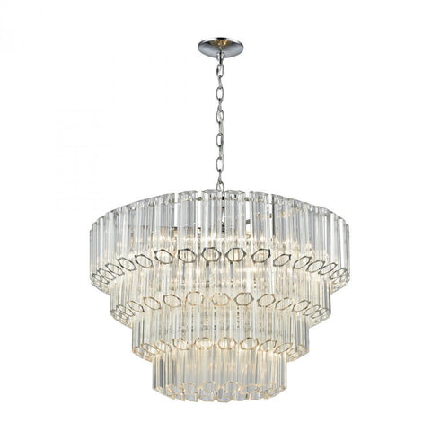 Elk Carrington 7 Light Chandlier In Polished Model: 46313/7