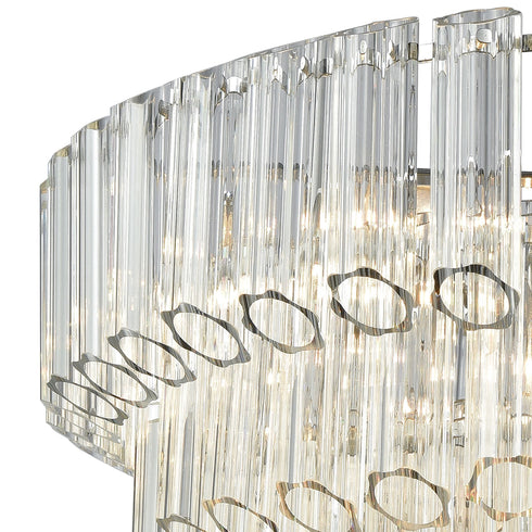 Elk Carrington 7 Light Chandlier In Polished Model: 46313/7