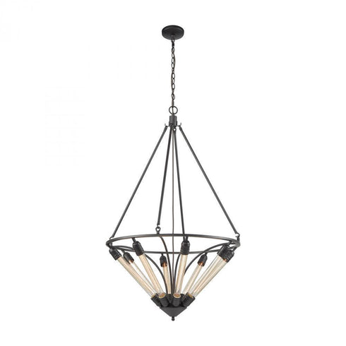 Elk Centrifugal 8 Light Chandlier In Oil Rubbed Model: 69226/8