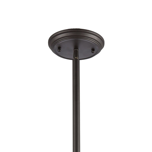Elk Chadwick 1 Light Pendant In Oil Rubbed Bronze Model: 66614-1