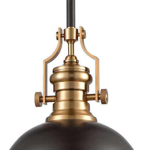 Elk Chadwick 1 Light Pendant In Oil Rubbed Bronze Model: 66614-1